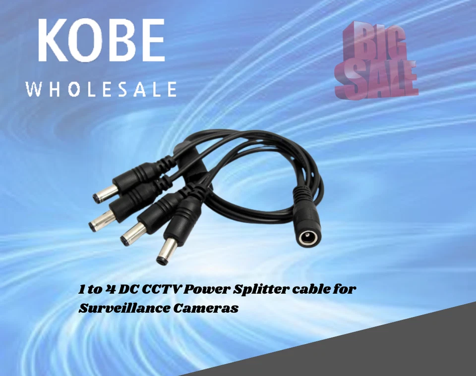 CCTV Power Splitter cable for Surveillance Cameras - Image 2 of 2