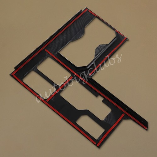 For Toyota Tundra 2022-2023 Carbon Fiber Gear Shift Cover Trims Accessories - Picture 7 of 7