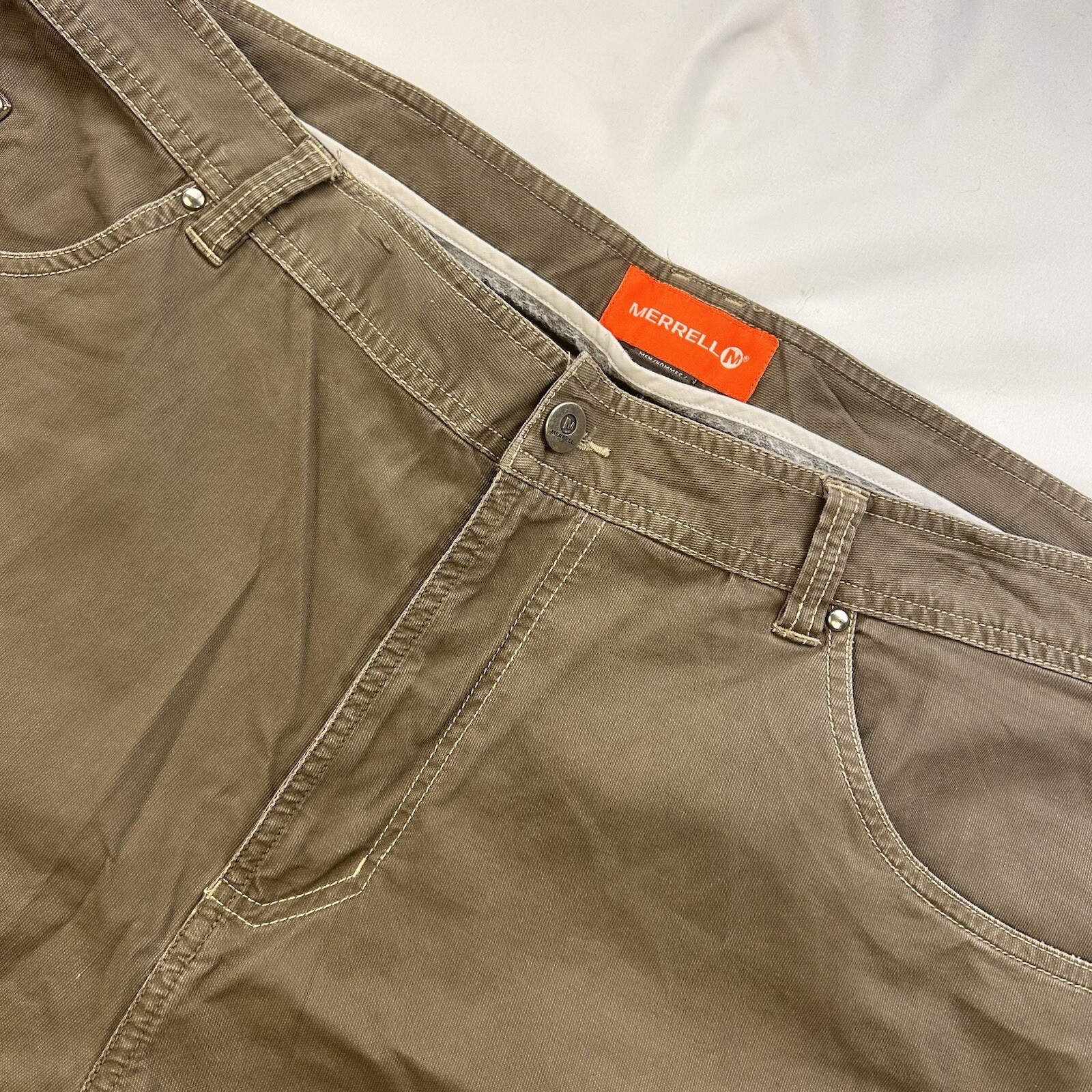 Merrell Pantalone Uomo Marrone Cinque Tasche 40