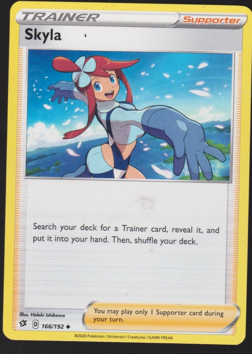 Pokemon TCG SS Rebel Clash 166/192 Skyla Trainer Card | eBay