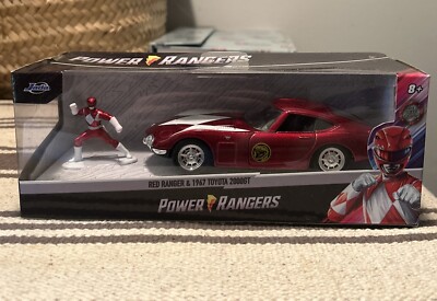 Mighty Morphin Power Rangers 1967 Toyota 2000 GT with Red Ranger Nano ...