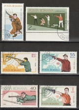 Romania 1965 Stamped European Championships in Shooting Lot 22