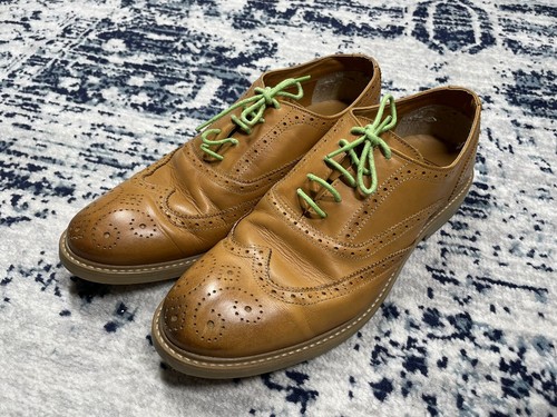 Almond Toe Wingtip Oxford Dress Shoes 