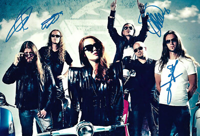 Epica band ''Simone Simons'' autographs signed 20x30 cm picture