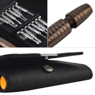 25 IN 1 Mini Schraubendreher Reparatur Set Präzision Torx Set Tasche Smartphone PC