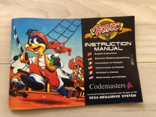 HAVOC SEGA MEGADRIVE HIGH SEAS HAVOC CAPTAIN LANG COMPLET CIB OVP - Photo 2/8