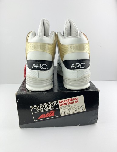 RARE! New/Old Stock 1990 Avia 878 3/4 Spider ARC High Basketball Shoe 90s VTG 8 - Picture 10 of 16