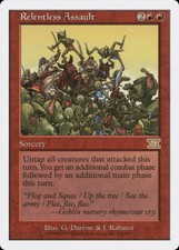 Relentless Assault 6th Edition Magic the Gathering MTG STOCK IMAGE