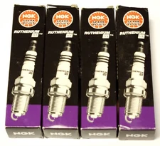 SET OF 4 NGK LFR6AHX-S 94122 RUTHENIUM HX SPARK PLUG Toyota Lexus BMW HONDA