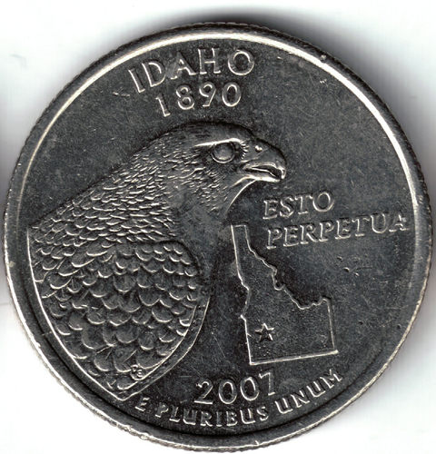 USA - 2007P - Washington ¼ $ - Idaho - Crisp - #18698