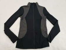 KYODAN Women PS Track Jacket Full Zip Long Sleeve Pockets Back Zipper thumbholes