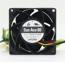 1PC SANYO 9HV0812P1G006 12V 3.4A 8038 8CM 4 Wire Super Airflow Cooling Fan 
