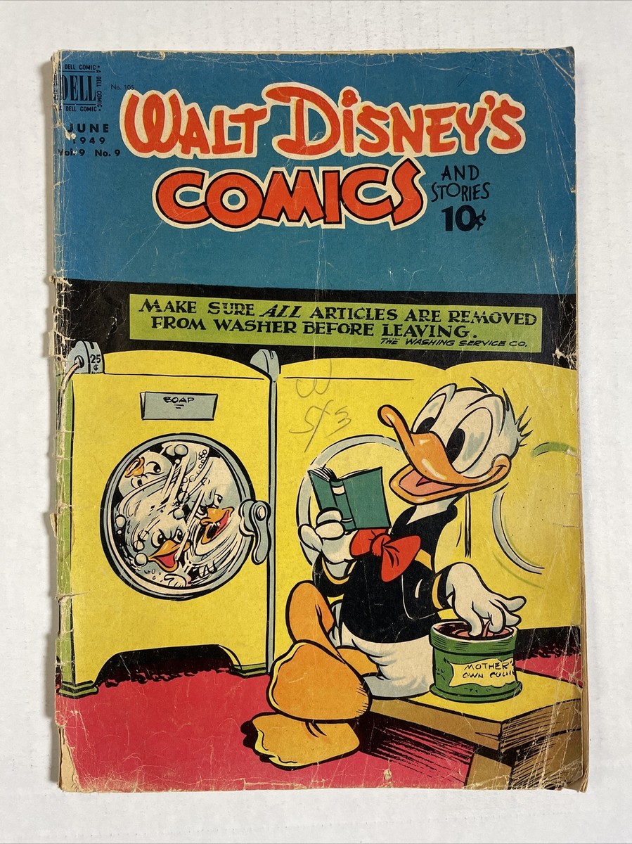 Walt Disney's comic DELL comic 海外 漫画 レトロ Walt Disney's Mickey Mouse 29 Dell Comics Golden Age 1953 | eBay