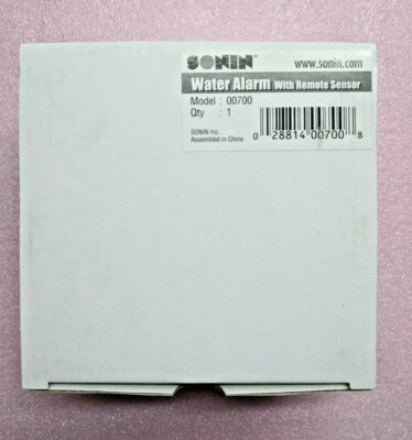 SONIN 00700 Water Alarm With Remote Sensor