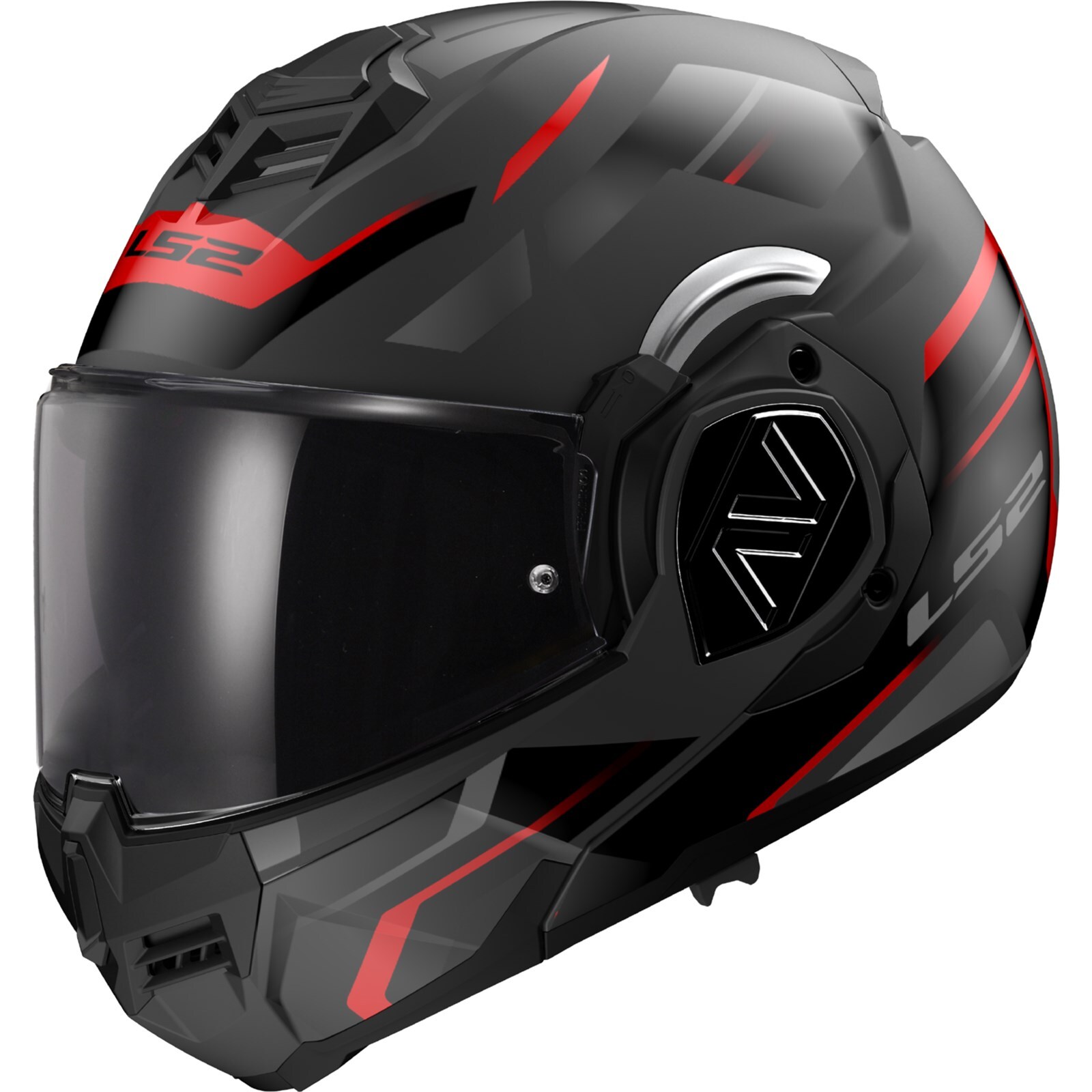 Ls2 Motorcycle Helmet Xxl - Advant Kuka Ff906 - Flip-Up Helmet with Sun Visor
