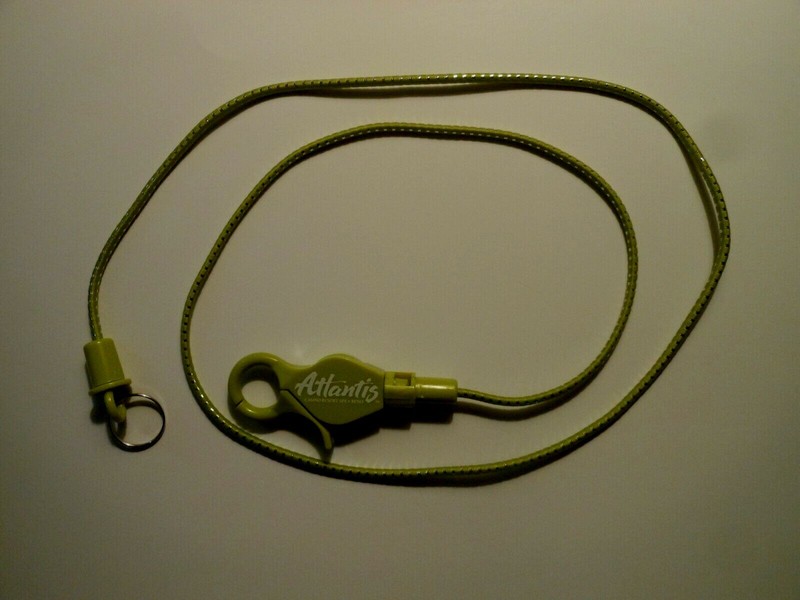 CASINO PLAYERS SLOT CARD BUNGEE CORD, LEASH, LANYARD  ATLANTIS CASINO RENO, NV. 
