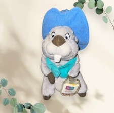 Disney Winnie the Pooh Beanbag Friend High Country Gopher 6" Plush Toy Star Bean