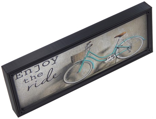 Enjoy The Ride Bicycle Bike Farmhouse Sign Rustic Home Wall Art Decor Print - 第 2/2 張圖片