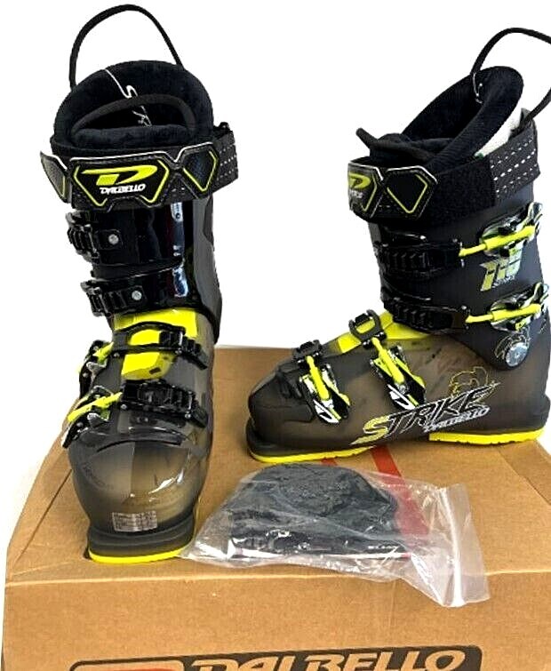 SALOMON Scarponi da sci uomo Dalbello Strike 110 nuovi con scatola taglia 265 8 5 nero trasparente 98 mm ultimo