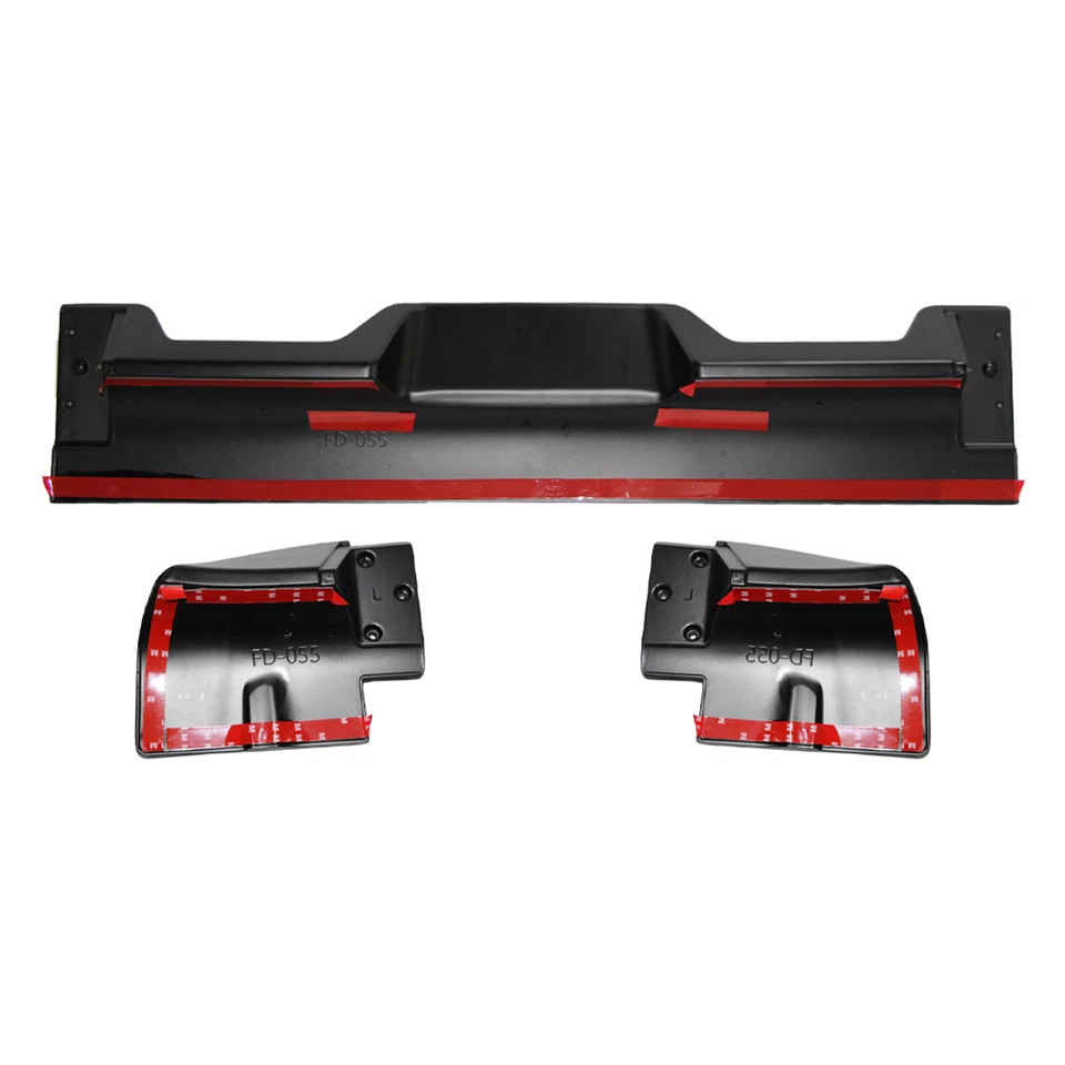 For 2011-2016 Ford F-250 F-350 F-450 Super Duty Matte Black Truck Cab Spoiler Foto 2 de 4