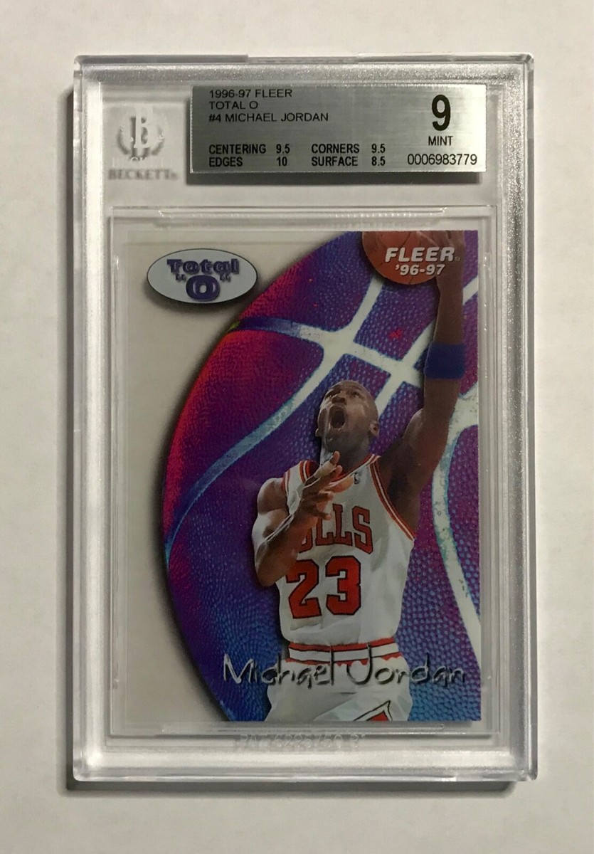 1996-97 Fleer Total O #4 Michael Jordan (BGS 9) 10/9.5/9.5 (.5 