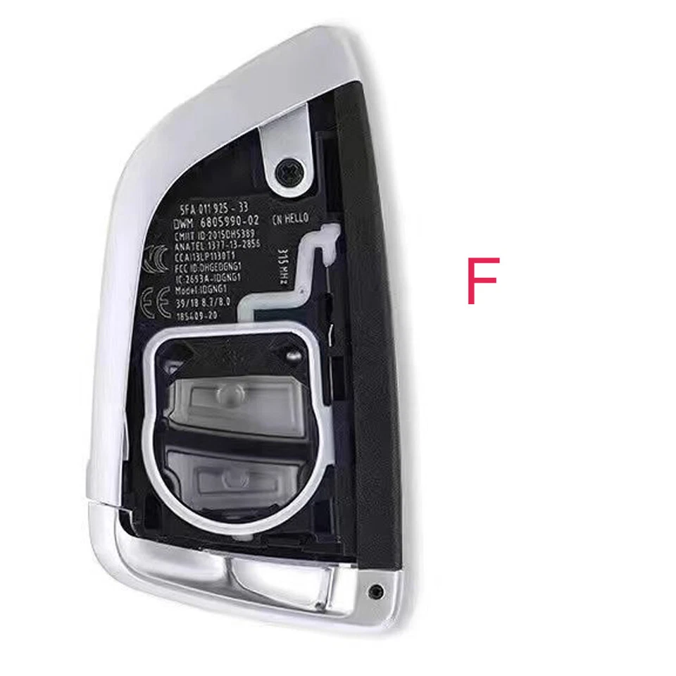 Remote Key Shell for BMW X3 X4 X5 X6 X7 G20 G30 G01 G02 and Emergency Key Blade  - Изображение 4 из 4