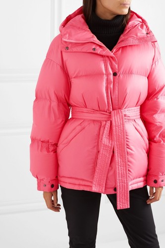 PERFECT MOMENT Belted PINK OVERSIZE PARKA ski jacket NEW SIZE LARGE 2 Belt £540 - Picture 5 of 11