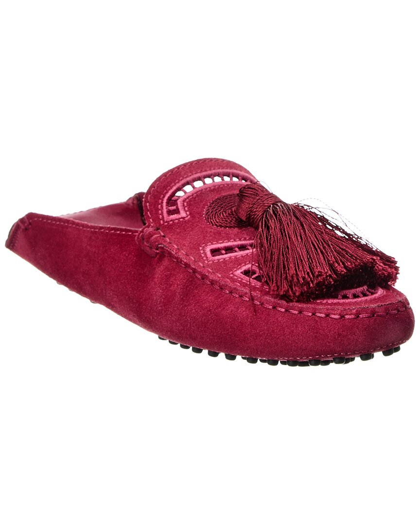 Tod S Замшевый Мул Женский красный 36 50090₽