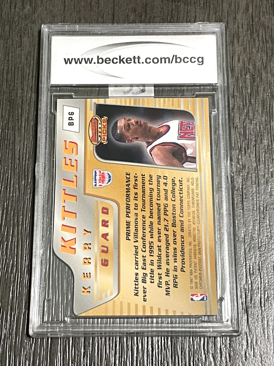 1996-97 Bowman's Best Best Picks #BP6 Kerry Kittles BCCG 10 Mint