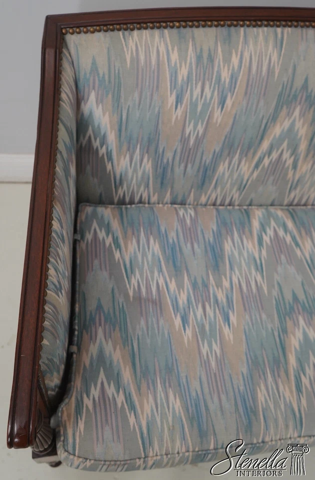 68676: Sofá tapizado estilo Sheraton caoba HICKORY CHAIR CO Foto 4 de 4