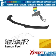 Fits 16-24 Chevy Camaro 1LE Front Bumper Lip ABS #G7D Lemon Peel