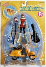 1999 FLCL HARUHALA HARUKO & COSMIC SCOOTER KAIYODO ACTION FIGURE NEW U.S