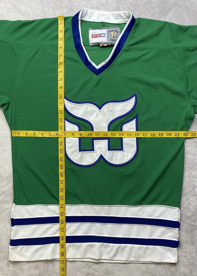 Camiseta deportiva vintage de hockey CCM Hartford Whalers Pat Verbeek #16 talla 48 Foto 4 de 4