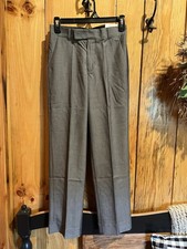 Calvin Klein Boys Dress Pants Flat Front Modern Fit Silverware Size 12 Reg NWT