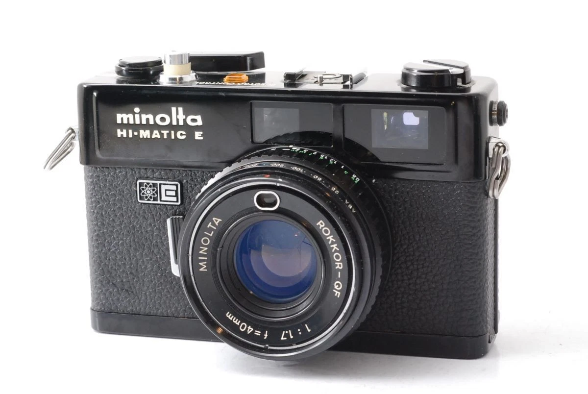 Minolta HI-MATIC E 40mm F1.7 フラッシュ付 Minolta Hi-Matic E Film Cameras for sale | eBay
