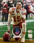 Patrick Mahomes Signed autographed Kansas City Chiefs 8x10 Photo w/PROOF BECKETT