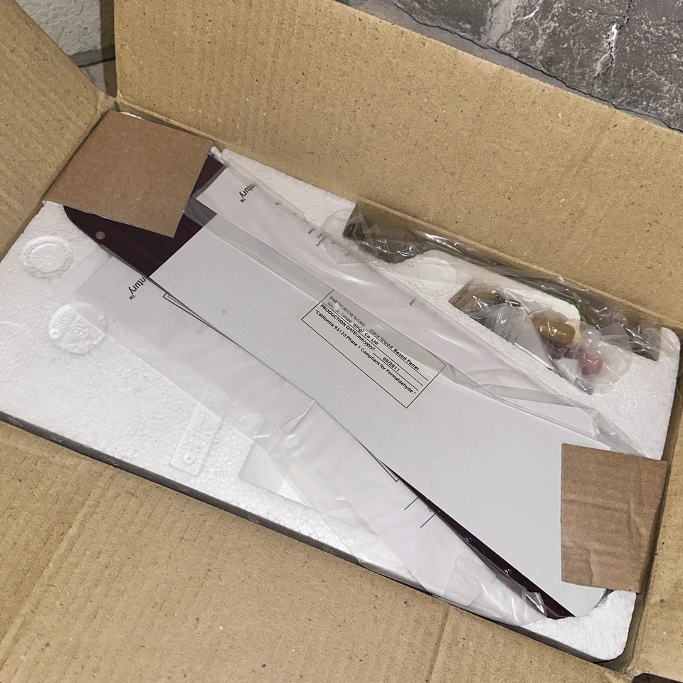 Turn Of The Century 42" Low Profile Oak/Rosewood Ceiling Fan + Opal Light Kit - Image 2 of 4