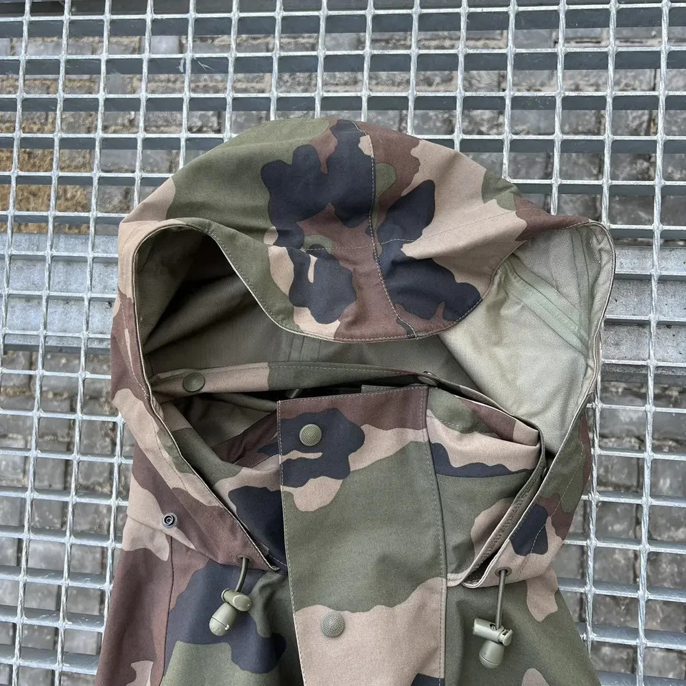French Army CCE Camouflage Parka Jacket – Military Surplus, Waterproof, Adjustab View 5