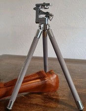 Pied photo tripode Tr pied de Voyages Marque SEITZ Avec tui Cuir hauteur 120 cm