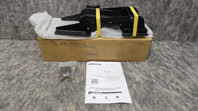 Mount-It! Under Desk Keyboard Tray, Adjustable - No Keyboard and Mouse Drawer