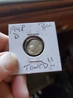 1948 Roosevelt Dime - Rainbow Toned Obverse - GEM BU!