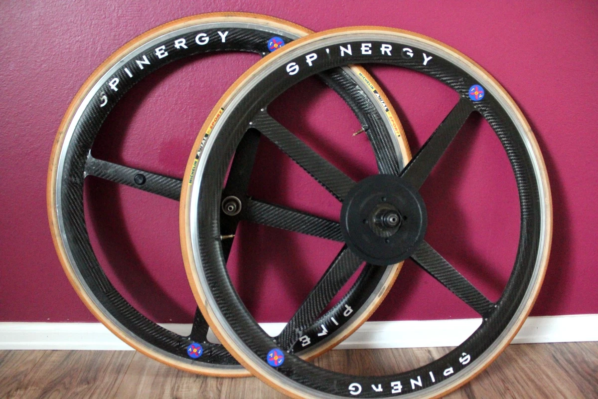スピナジー／REV X 700c Vintage Spinergy Rev X 8,9,10 Speed Carbon Clincher Wheels 700c