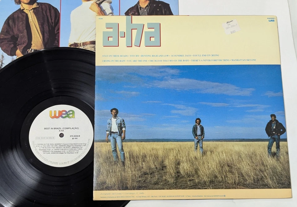 A-Ha - Best in Brazil 1st press LP 1991 - Image 2 of 3