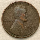 1931 s wheat cent good to fill your collection poor condition