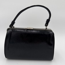 Vintage Leather Kisslock Clutch Purse — listing 3