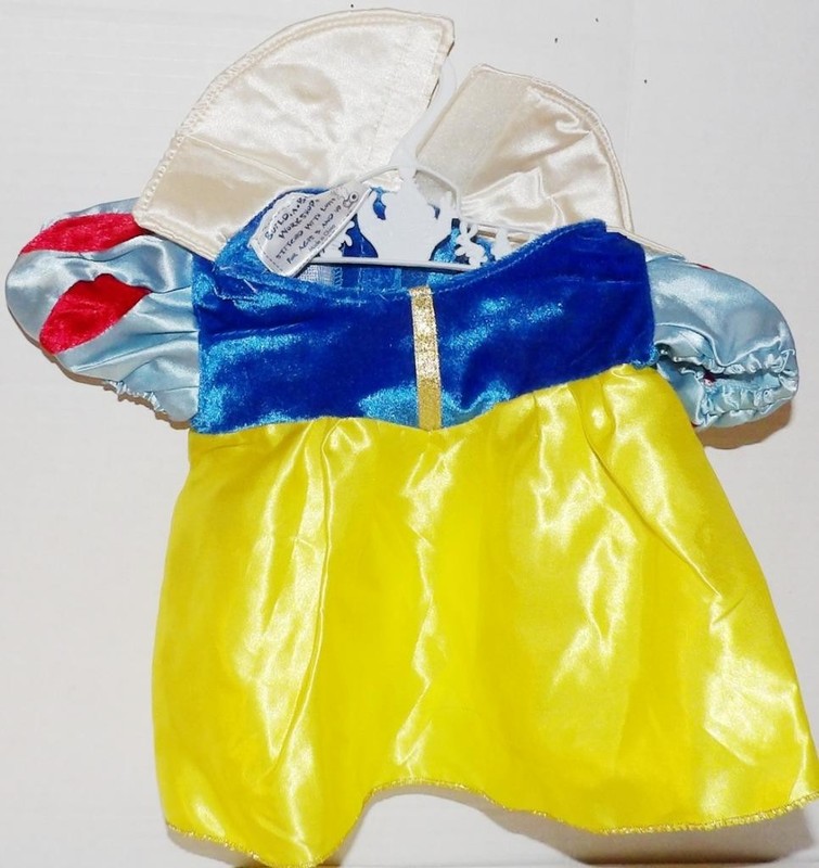 Build A Bear Clothes DISNEY SNOW WHITE Dress Outfit #343