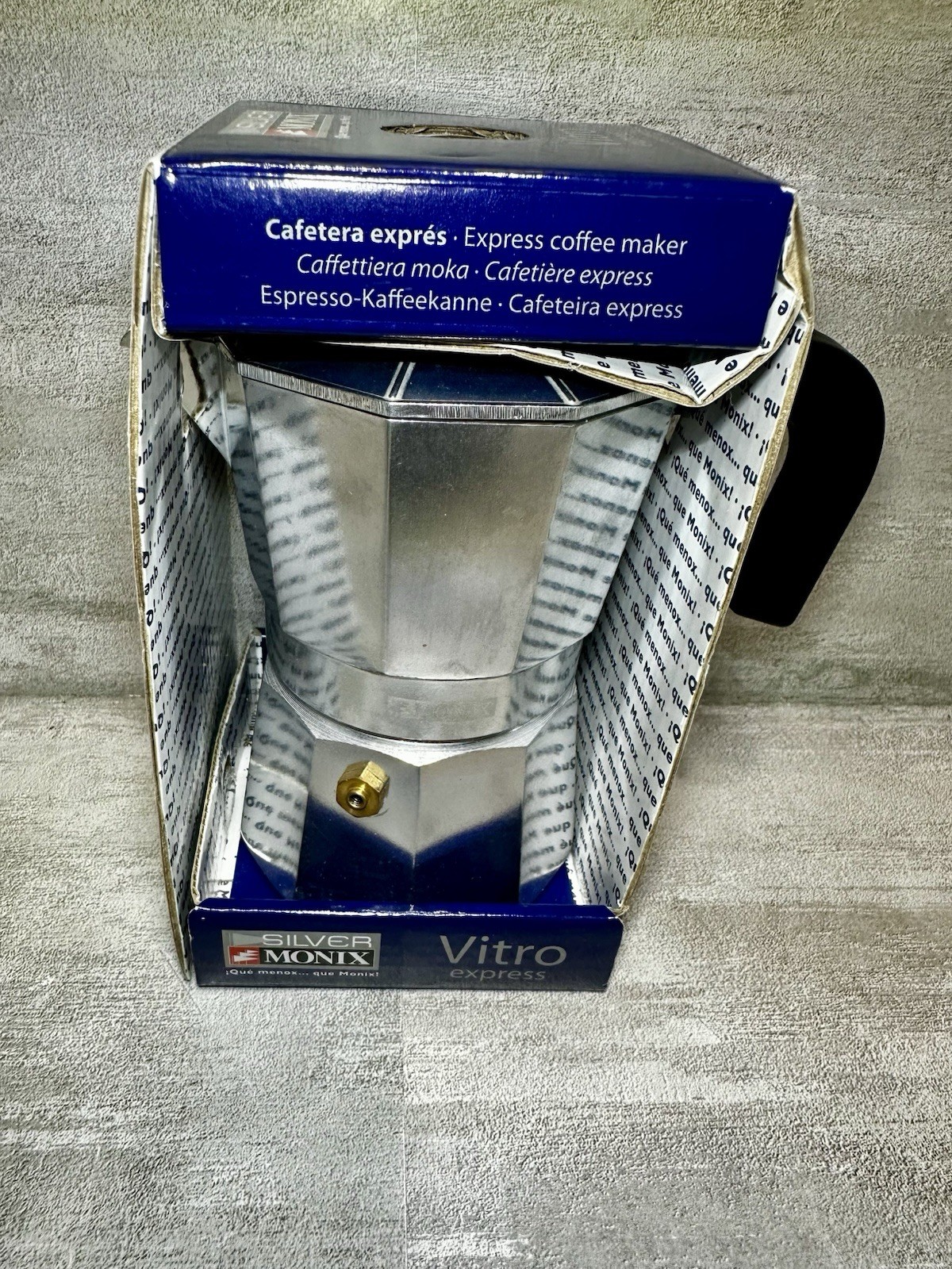 Silver Monix Vitro Express Espresso