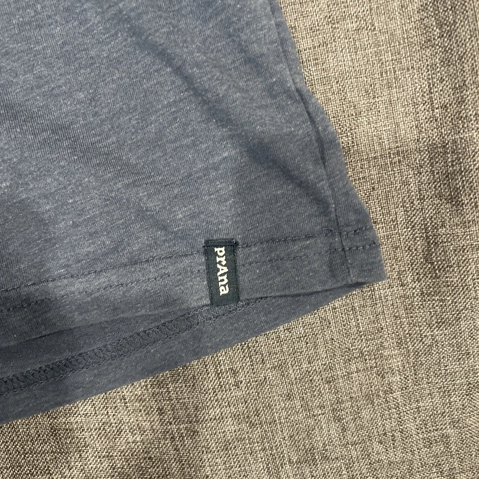 Camisa Prana Buck Wild Journeyman 2 Para Hombres S Azul Calce Ajustado Algodón Orgánico Corta Slv Foto 2 de 4