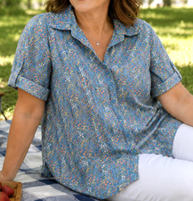 1X Lemon Grass Floral Top