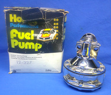 NOS Vintage 1980's Holley Chrome Mechanical Fuel Pump 12-327 USA Made